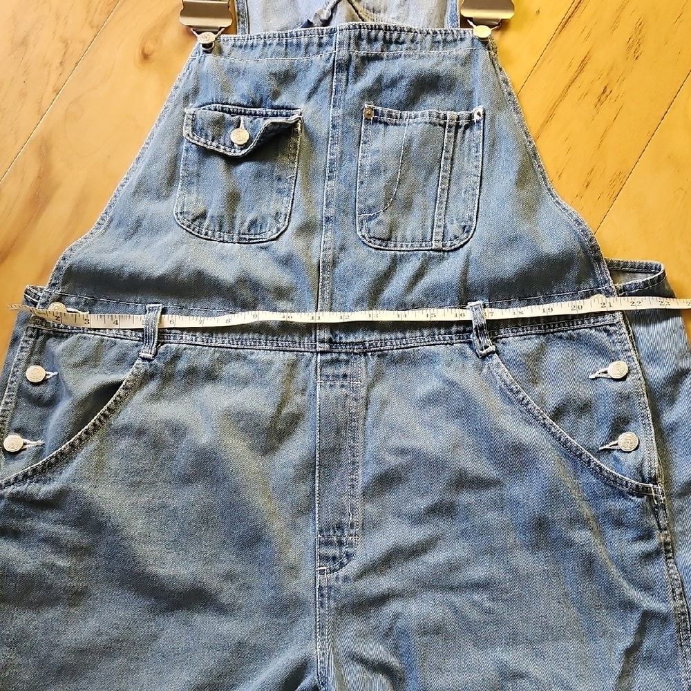Adriana Sport Light Blue Denim Overalls - Picture 2 of 5
